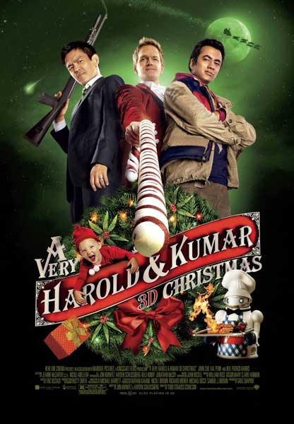 Постер к фильму Убойное Рождество Гарольда и Кумара