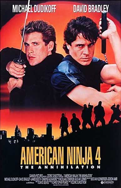 Постер к фильму Американский ниндзя 4: Полное уничтожение