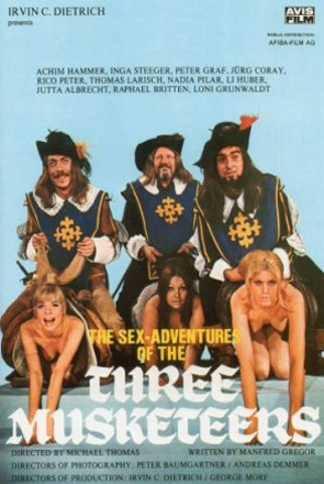 Постер к фильму Сексуальные приключения трех мушкетеров